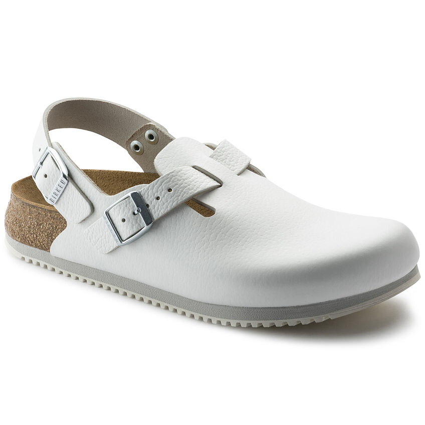 Birkenstock Tokio Super Grip Leather White